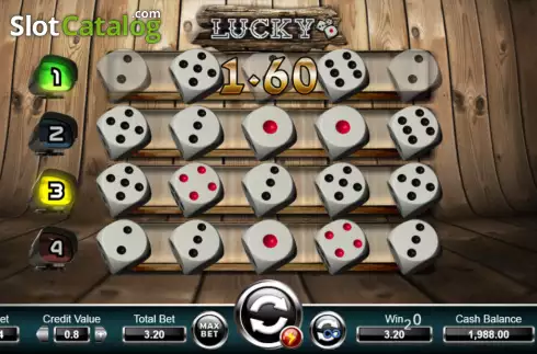 Οθόνη4. Lucky Dice (Ameba) Κουλοχέρης