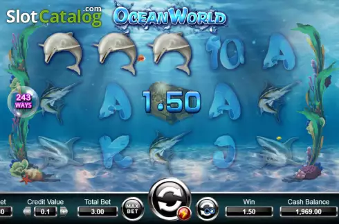 Οθόνη4. Ocean World Κουλοχέρης 