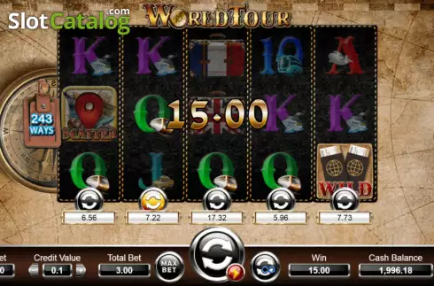 Οθόνη4. World Tour (Ameba) Κουλοχέρης 