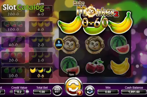 Οθόνη3. Baby Monkey 2 Κουλοχέρης 