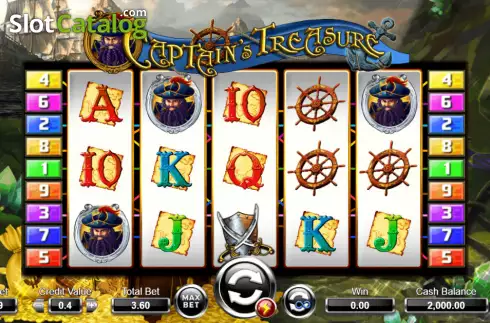 Οθόνη2. Captain's Treasure (Ameba) Κουλοχέρης 