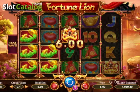 Οθόνη4. Fortune Lion (Ameba) Κουλοχέρης