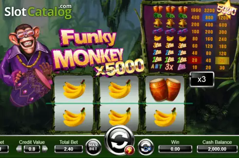 Οθόνη2. Funky Monkey Super Κουλοχέρης
