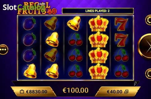 Οθόνη5. Regal Fruits 40 Κουλοχέρης