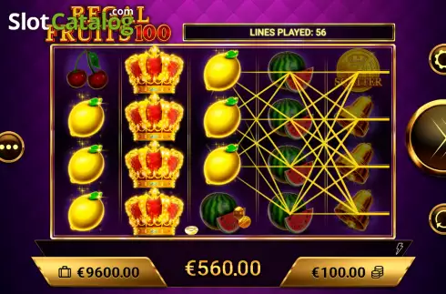 Οθόνη3. Regal Fruits 100 Κουλοχέρης