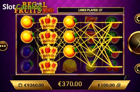 Οθόνη4. Regal Fruits 100 Κουλοχέρης