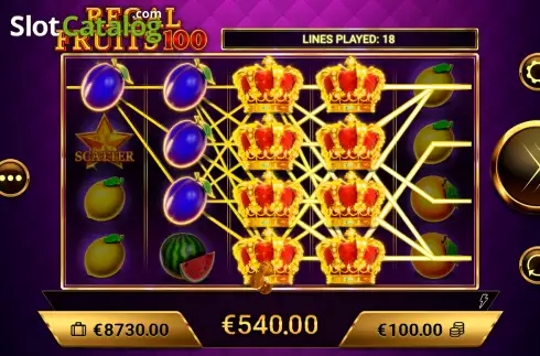 Οθόνη5. Regal Fruits 100 Κουλοχέρης