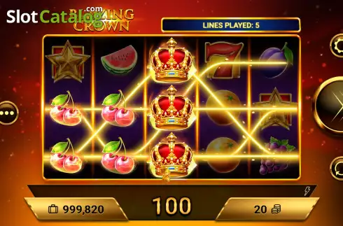 Οθόνη4. Blazing Crown Κουλοχέρης