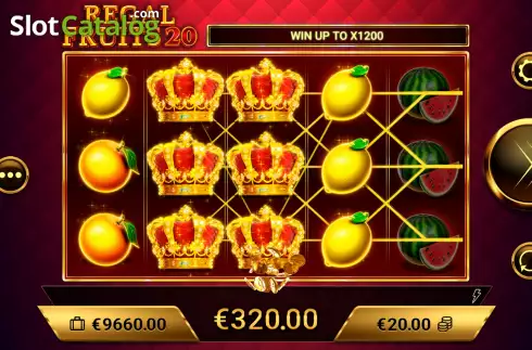 Οθόνη4. Regal Fruits 20 Κουλοχέρης