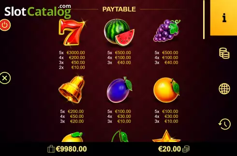 Οθόνη7. Regal Fruits 20 Κουλοχέρης