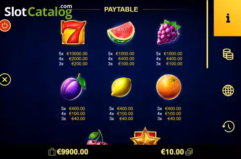 Οθόνη8. Amigo Fruits 5 Κουλοχέρης