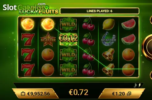 Οθόνη3. Amigo Lucky Fruits Κουλοχέρης