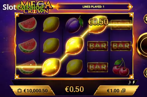 Οθόνη3. Mega Crown (Amigo Gaming) Κουλοχέρης 