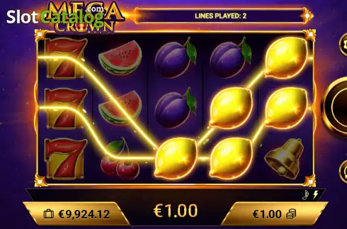 Οθόνη5. Mega Crown (Amigo Gaming) Κουλοχέρης 