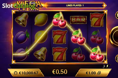 Οθόνη4. Mega Crown (Amigo Gaming) Κουλοχέρης 