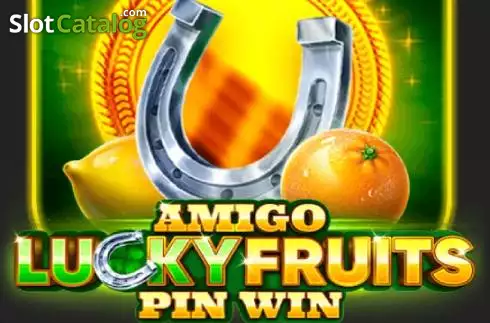 Amigo Lucky Fruits Pin Win Λογότυπο Amigo Lucky Fruits Pin Win Λογότυπο