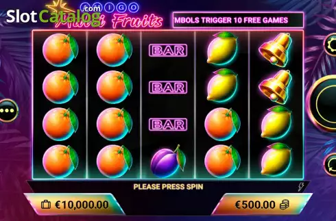 Οθόνη2. Amigo Multifruits Κουλοχέρης