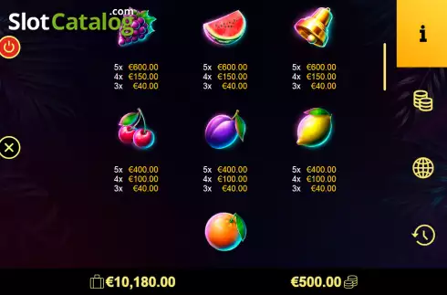 Οθόνη6. Amigo Multifruits Κουλοχέρης