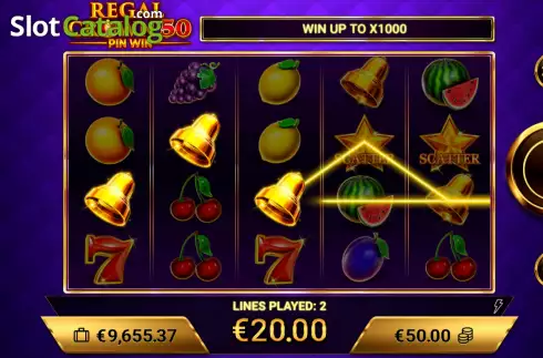 Οθόνη3. Regal Crown 50 Pin Win Κουλοχέρης 