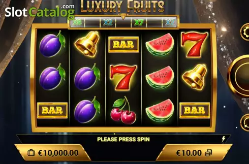 Οθόνη2. Luxury Fruits (Amigo Gaming) Κουλοχέρης