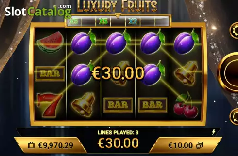 Οθόνη3. Luxury Fruits (Amigo Gaming) Κουλοχέρης