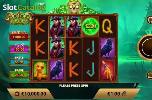 Οθόνη2. Voodoo Charms Κουλοχέρης 