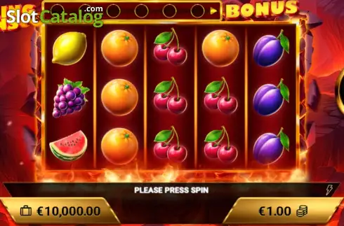 Οθόνη2. Sizzling Coins Κουλοχέρης