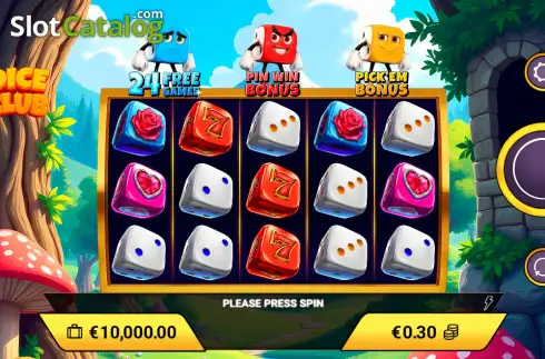 Οθόνη2. Dice Club Κουλοχέρης