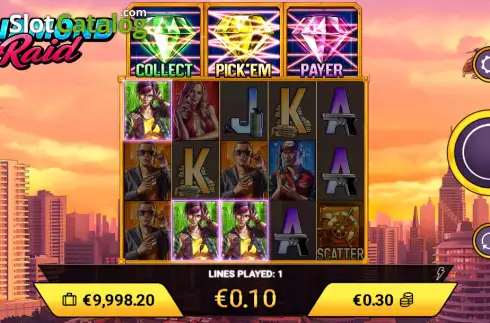 Οθόνη3. Diamond Raid Κουλοχέρης