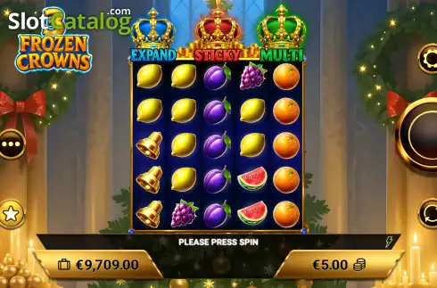 Οθόνη2. 3 Frozen Crowns Κουλοχέρης