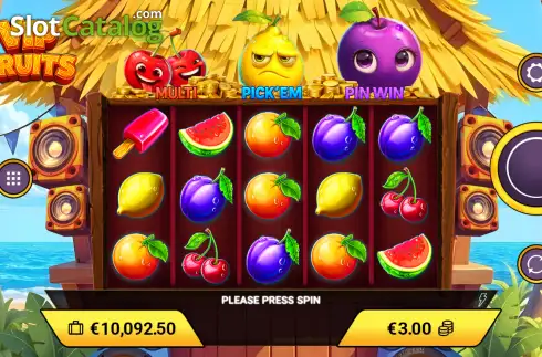 Οθόνη2. VIP Fruits Κουλοχέρης