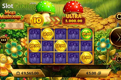 Οθόνη3. Mega Mushrooms Κουλοχέρης