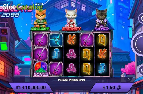 Οθόνη2. Cybercats 2088 Κουλοχέρης