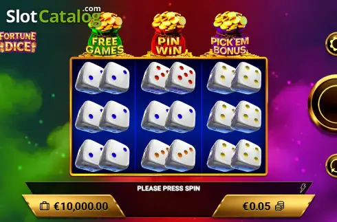 Οθόνη2. Fortune Dice (Amigo Gaming) Κουλοχέρης