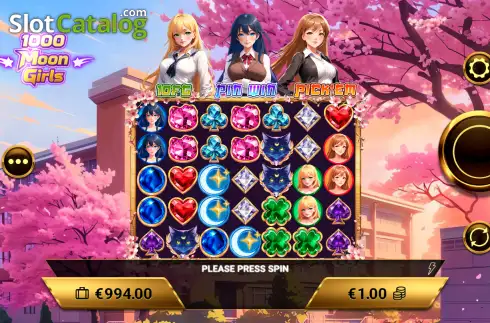 Οθόνη2. 1000 Moon Girls Κουλοχέρης