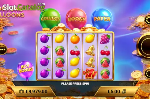 Οθόνη2. Fortune Balloons Κουλοχέρης