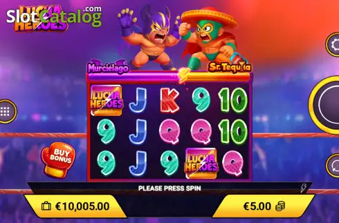 Οθόνη2. Lucha Heroes (Amigo Gaming) Κουλοχέρης