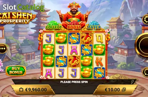 Οθόνη2. Cai Shen Prosperity Κουλοχέρης