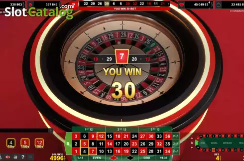 Οθόνη4. Vegas Roulette 500x Κουλοχέρης 