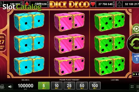 Οθόνη2. Dice Deco Κουλοχέρης