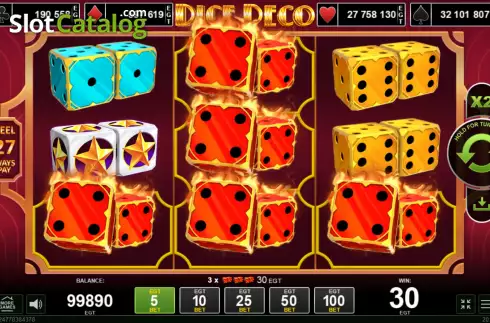 Οθόνη3. Dice Deco Κουλοχέρης