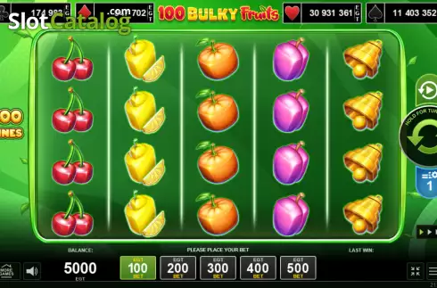 Οθόνη2. 100 Bulky Fruits Κουλοχέρης