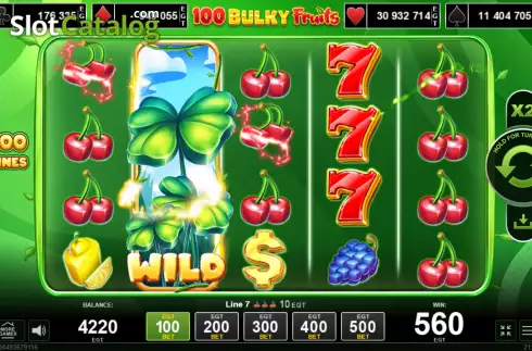 Οθόνη3. 100 Bulky Fruits Κουλοχέρης