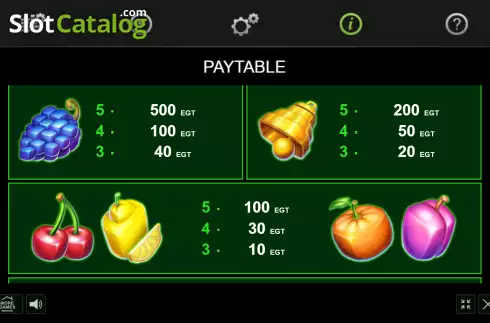 Οθόνη8. 100 Bulky Fruits Κουλοχέρης