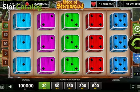 Οθόνη2. Dice of Sherwood Κουλοχέρης