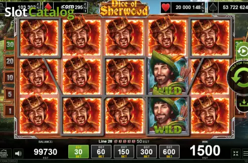 Οθόνη5. Dice of Sherwood Κουλοχέρης