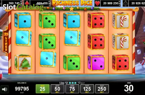 Οθόνη3. Richness Dice Κουλοχέρης