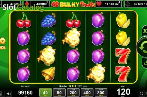 Οθόνη3. 40 Bulky Fruits Κουλοχέρης 