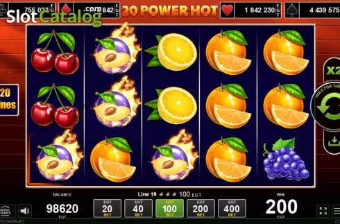 Οθόνη3. 20 Power Hot Κουλοχέρης