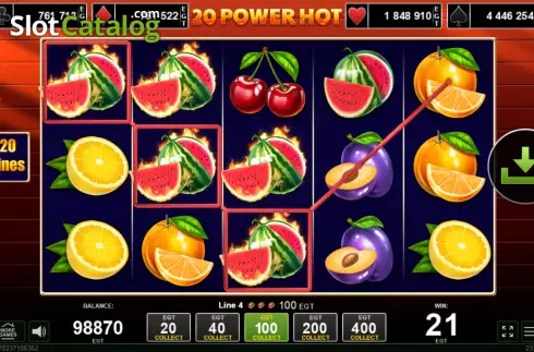 Οθόνη4. 20 Power Hot Κουλοχέρης
